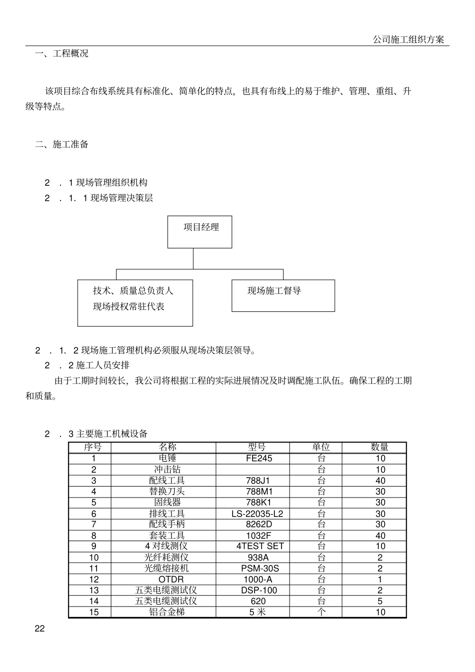 系统集成综合布线系统施工方案_第2页