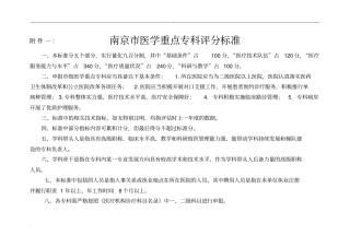 级临床重点专科评分标准