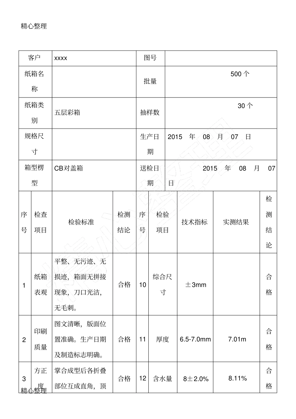 纸箱检验报告_第2页