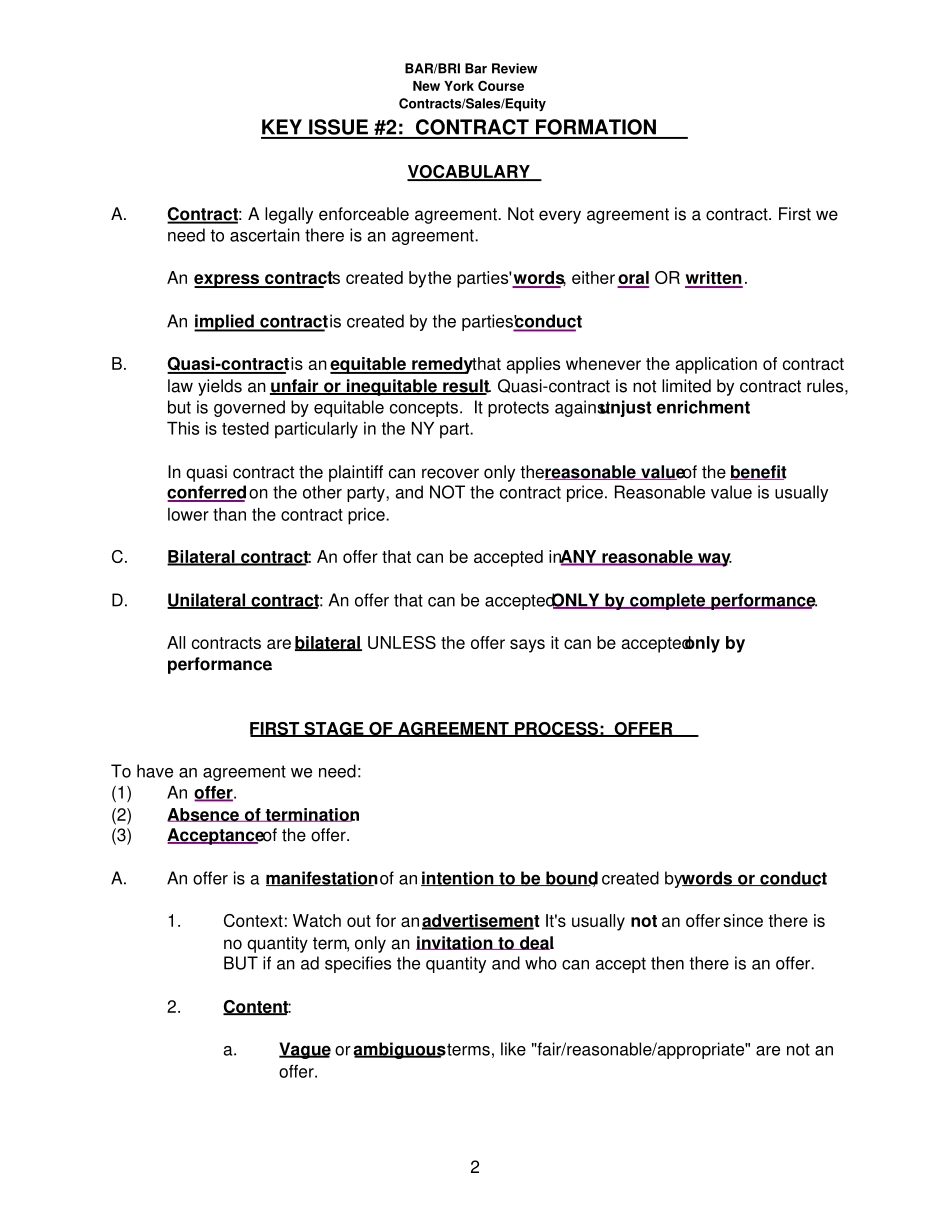 纽约律考的合同法笔记_第2页