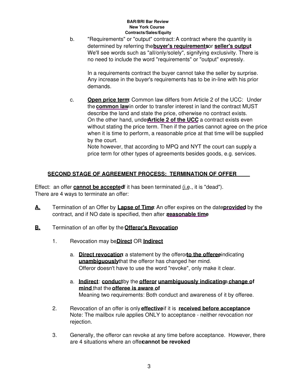 纽约律考的合同法笔记_第3页