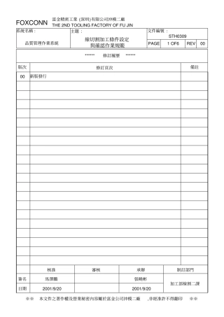 线切割加工条件设定