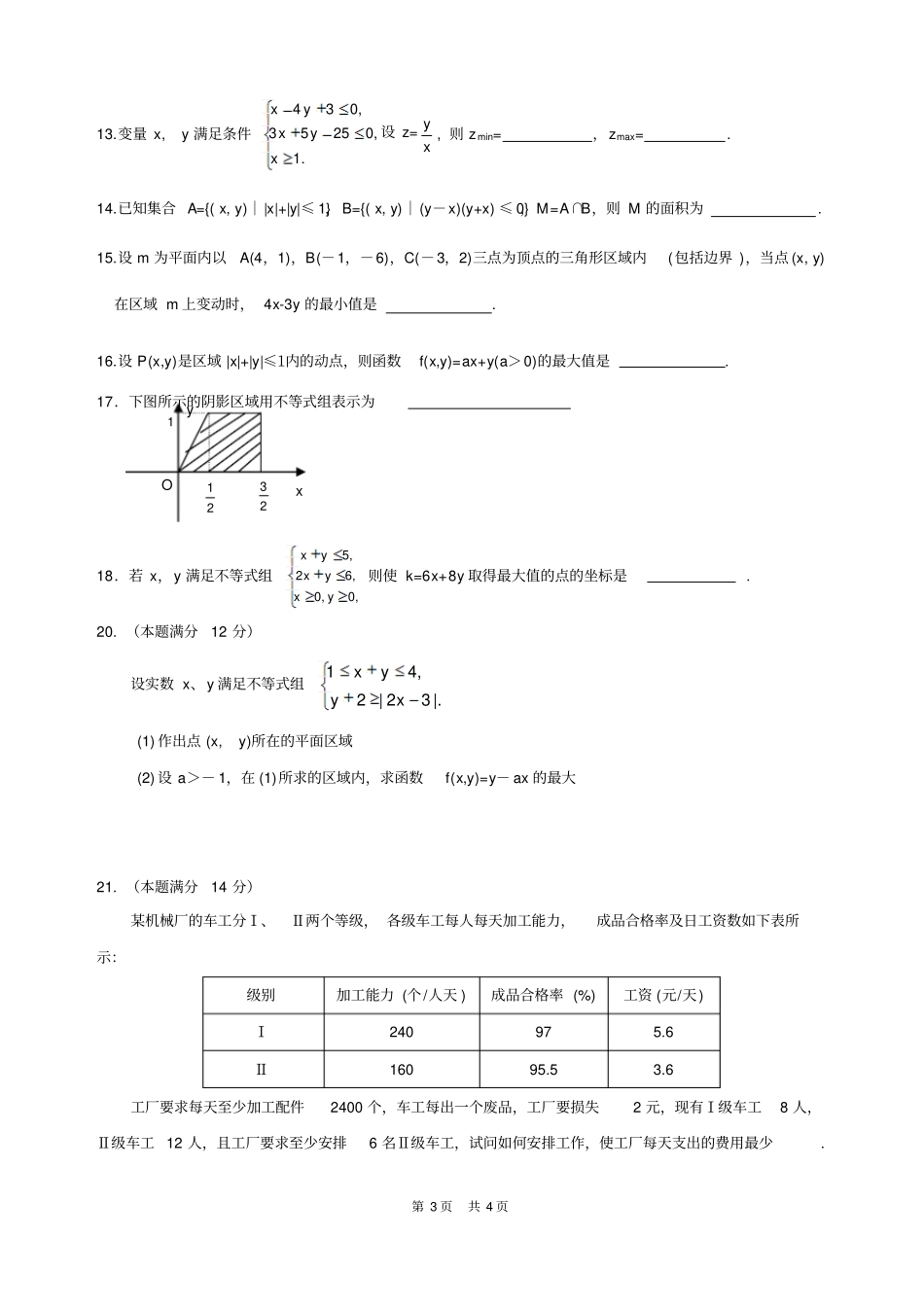 线性规划试题_第3页