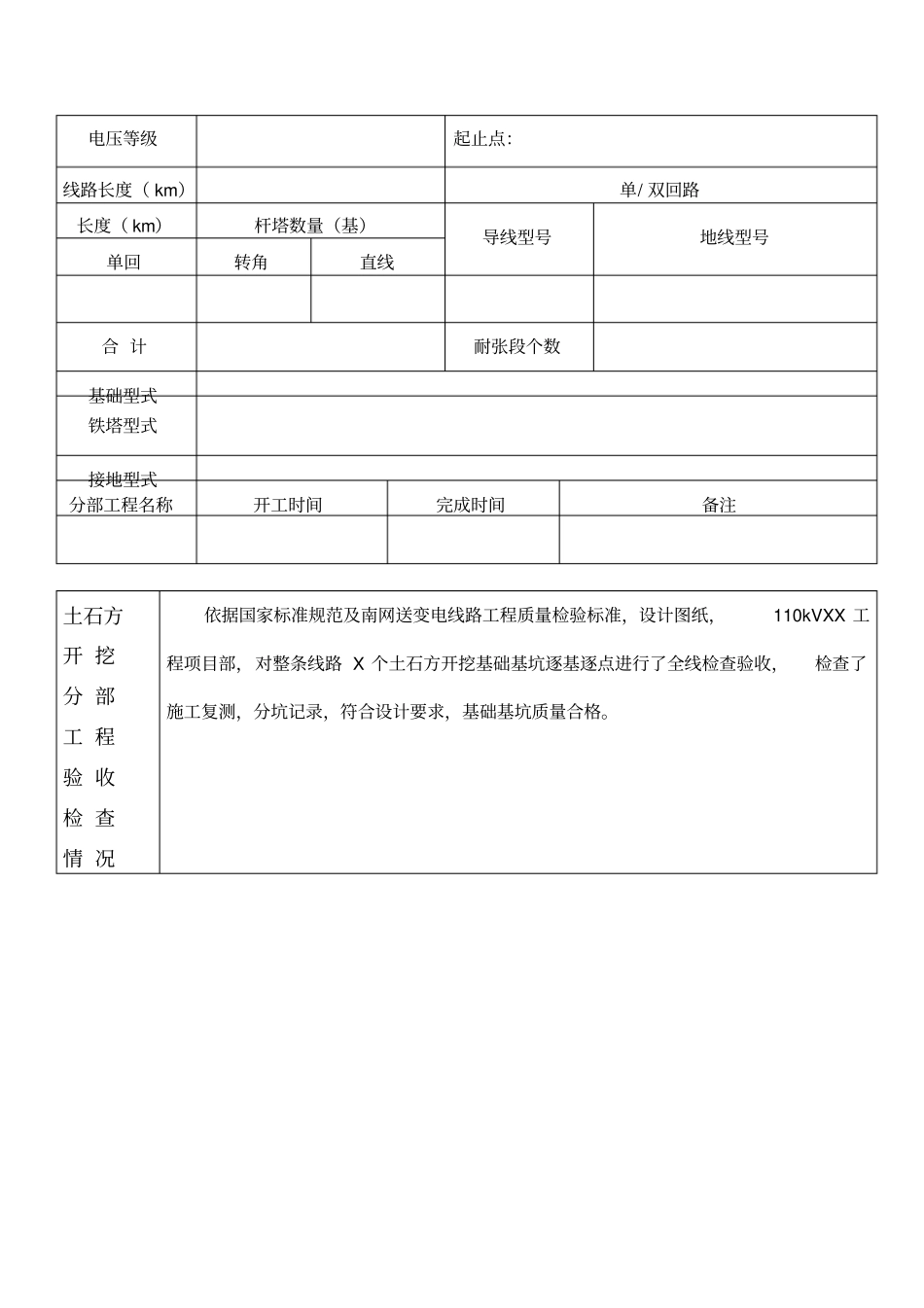 线路工程施工质量三级自检报告范文_第3页