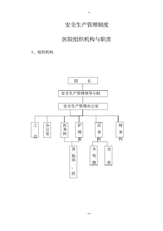 组织机构与职责