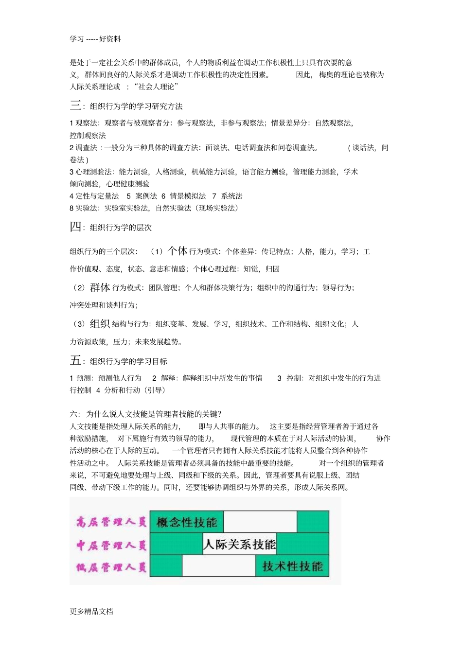 组织行为学考试重点知识整理资料讲解_第2页