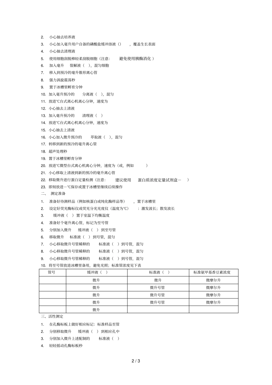 细胞沉默调节蛋白1活性荧光定量检测试剂盒中文版_第2页