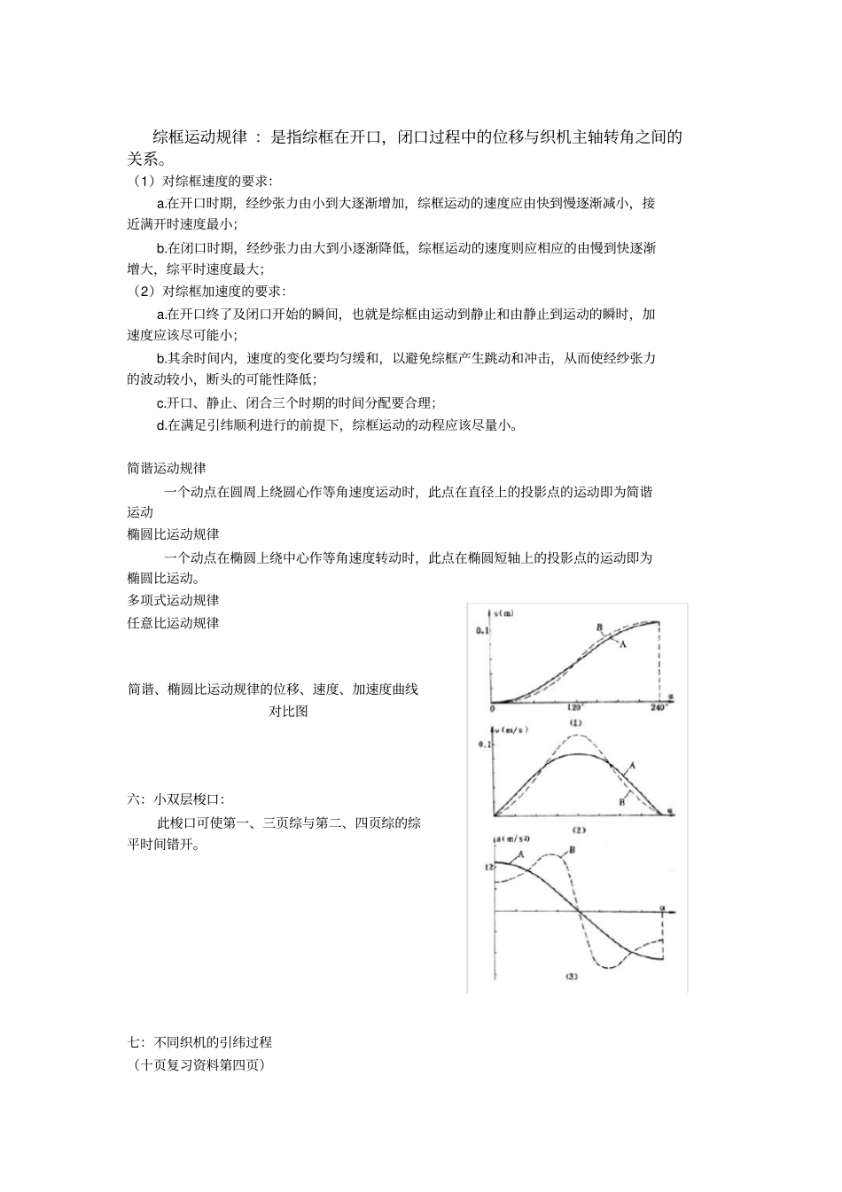 织造原理复习题_第3页