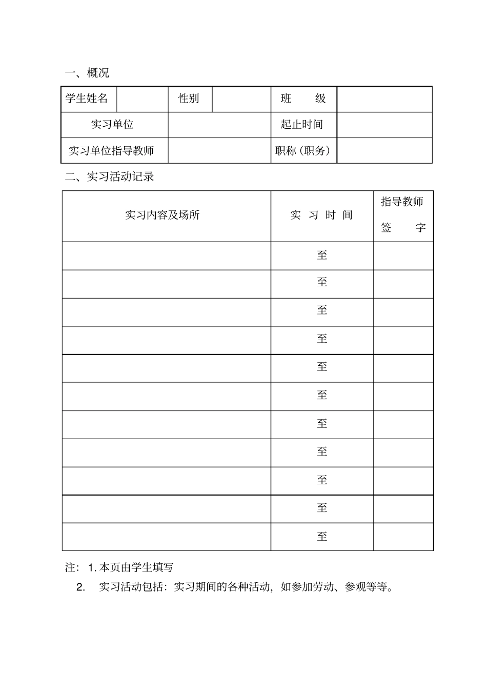 经管外语实习报告书学生_第2页
