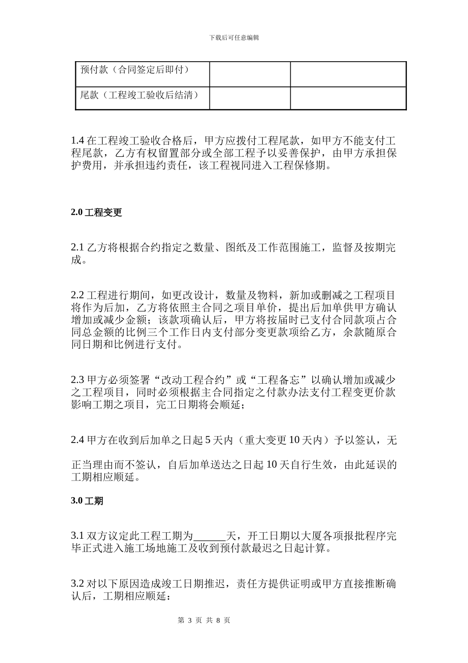 工装合同范本_第3页