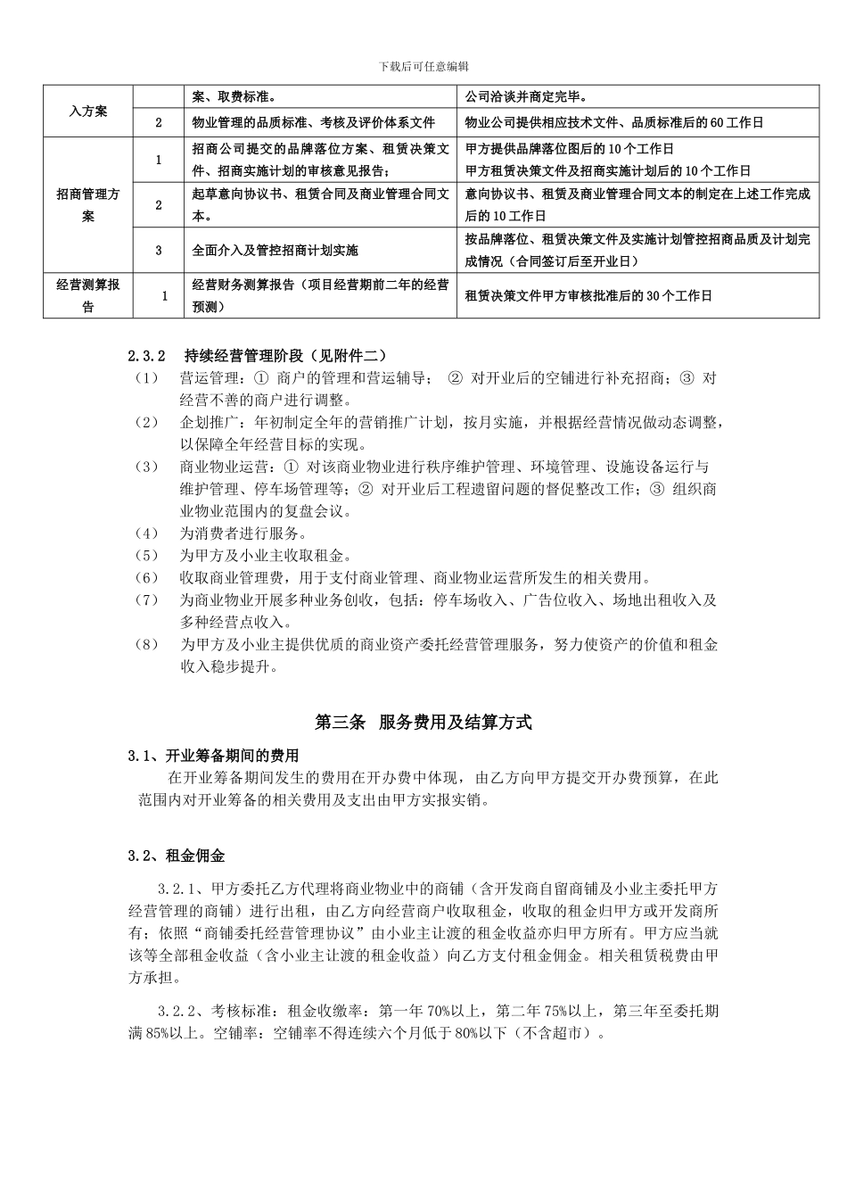 房产公司委托经营管理合同_第3页