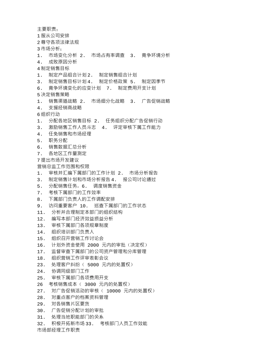 房地产公司营销总监聘用合同_第3页