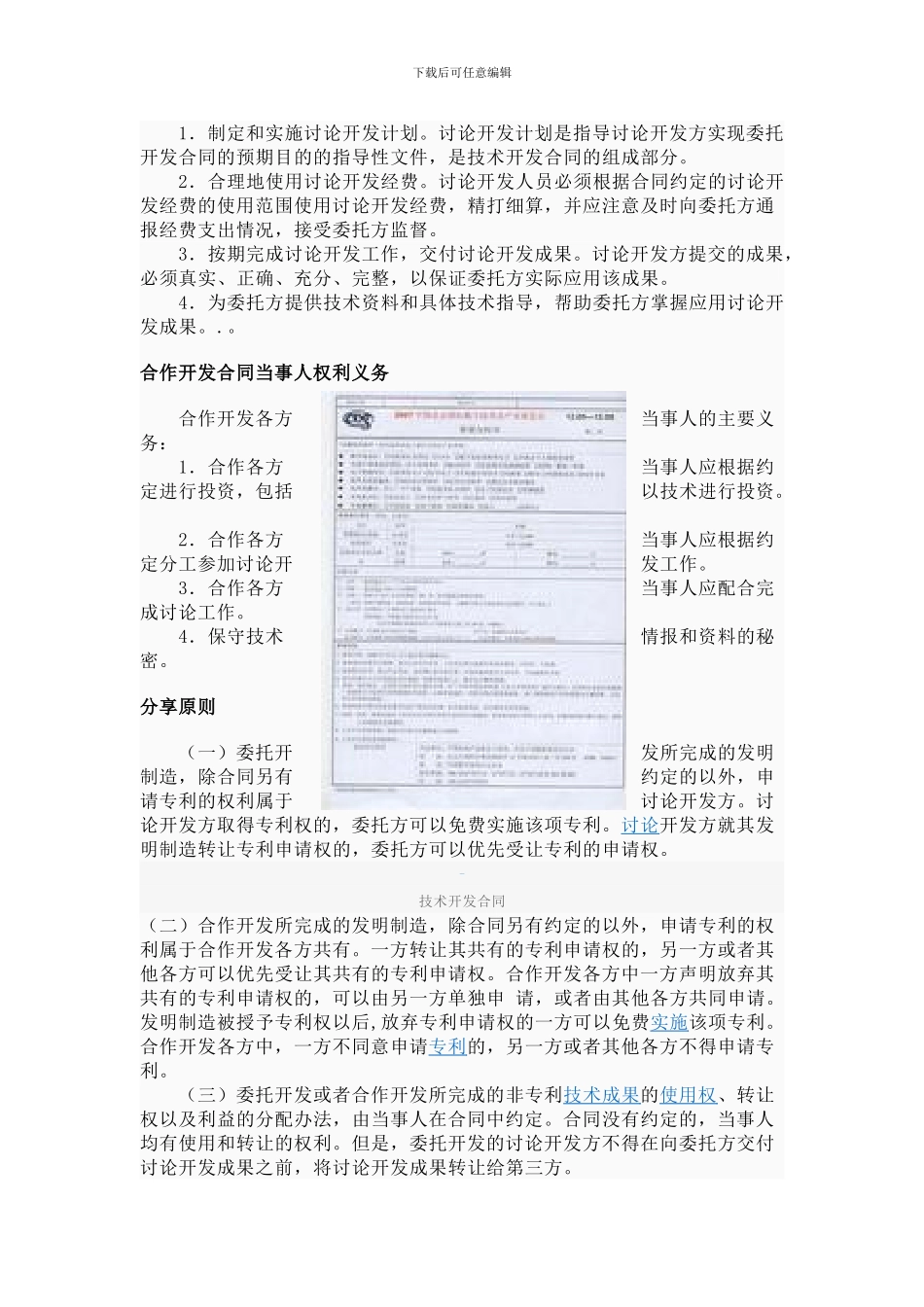 技术开发合同-填写说明_第3页