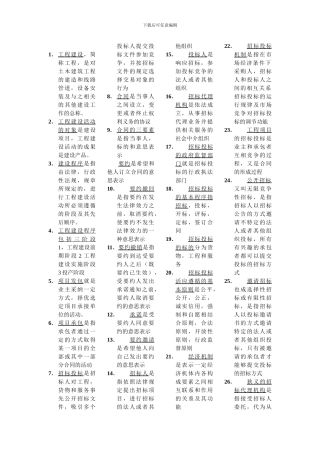 招标投标与合同管理