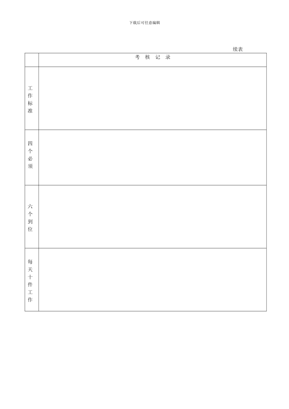 施工员责任合同考核表_第2页