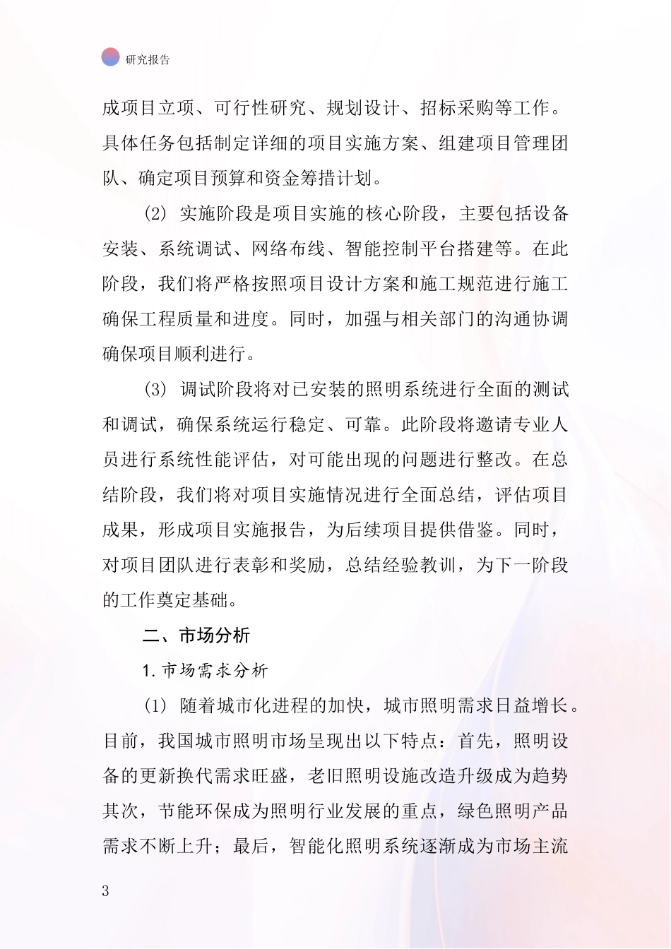 中国网格灯项目投资可行性研究报告_第3页