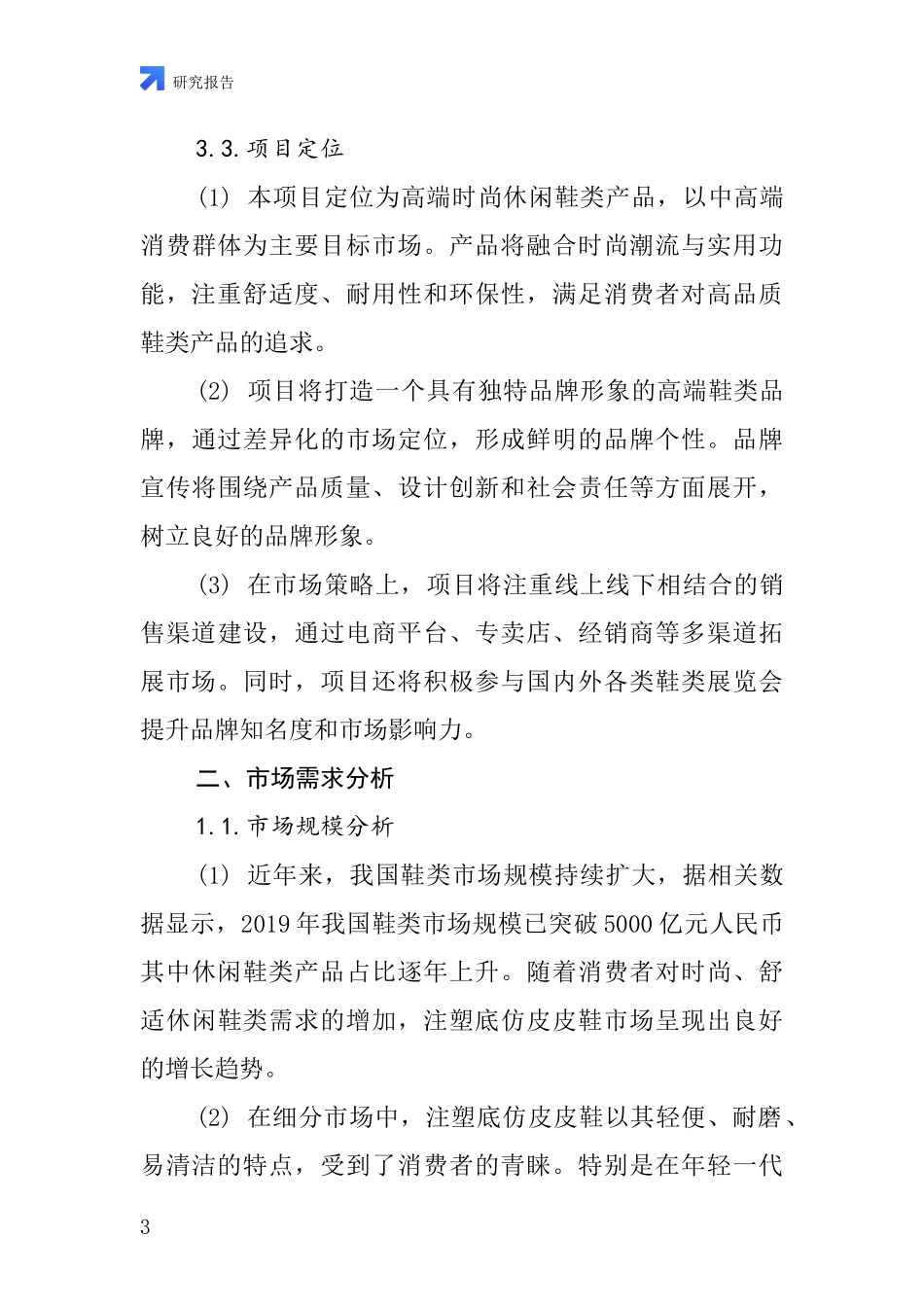 中国注塑底仿皮皮鞋项目投资可行性研究报告_第3页