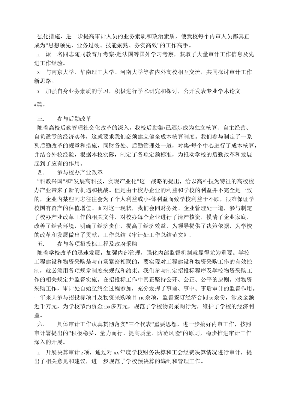 审计处工作总结_第2页