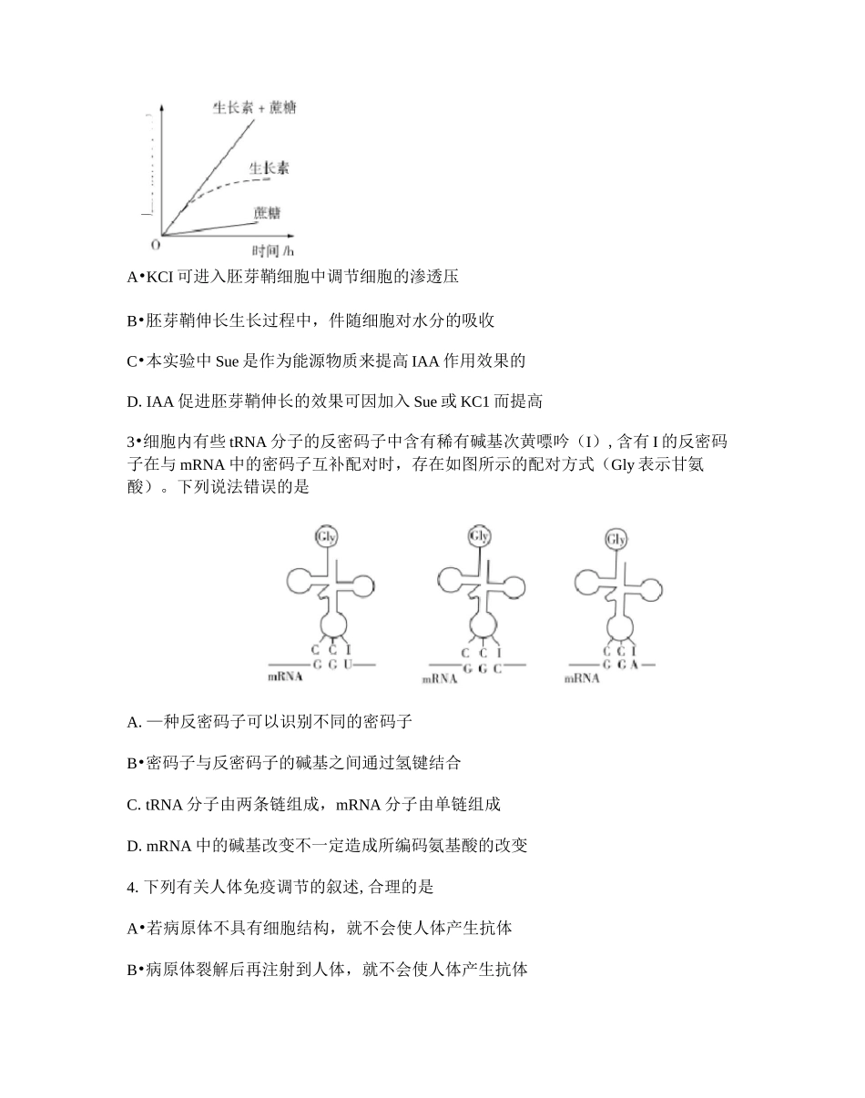 2020四川高考理综试题_第2页