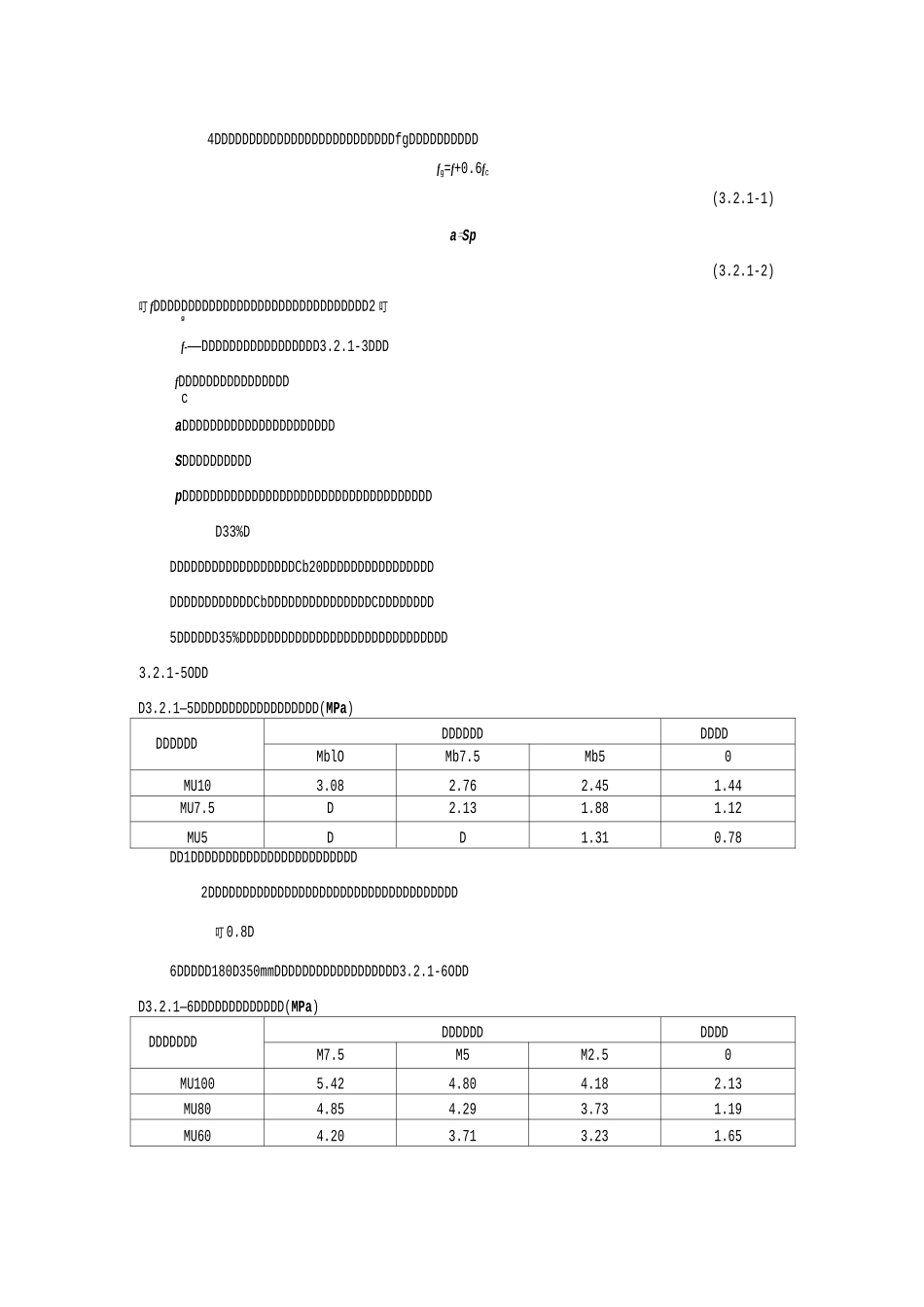 砌体计算指标_第2页