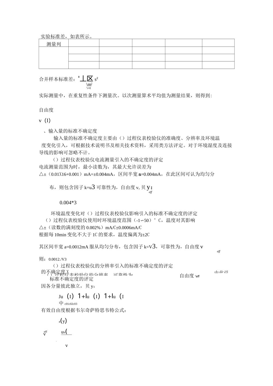 压力变送器不确定度评定_第2页