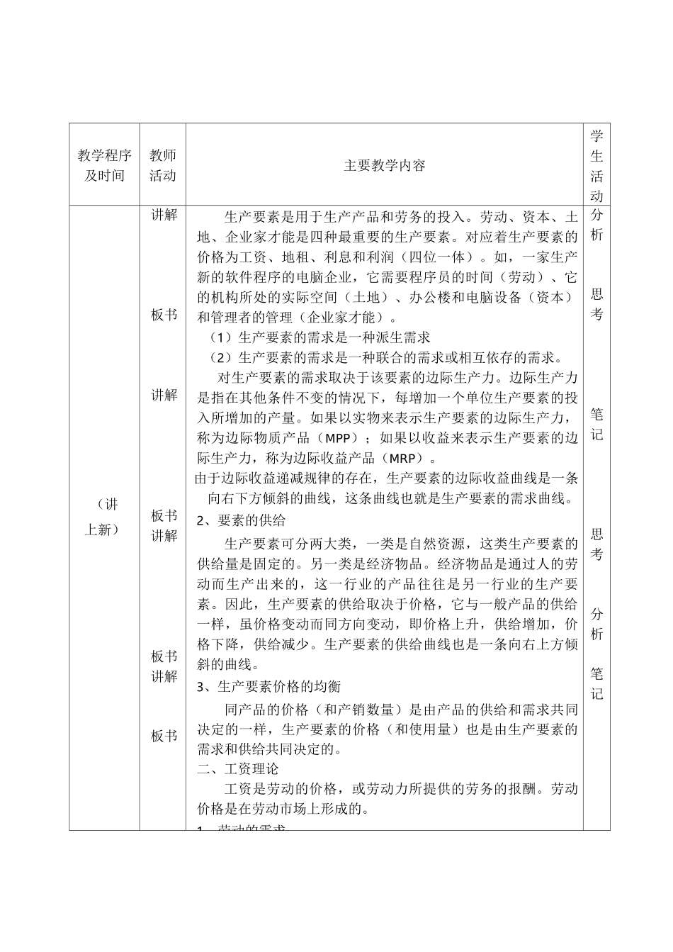 经济学教案——第六章(1)要素市场_第3页