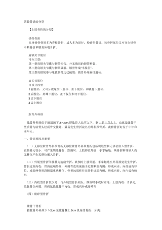 四肢骨折分型系列