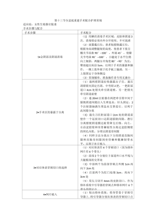 手术室优质护理指南10章