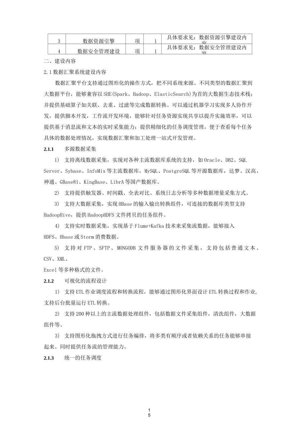 山东政务信息系统整合共享工程大数据管理平台_第2页