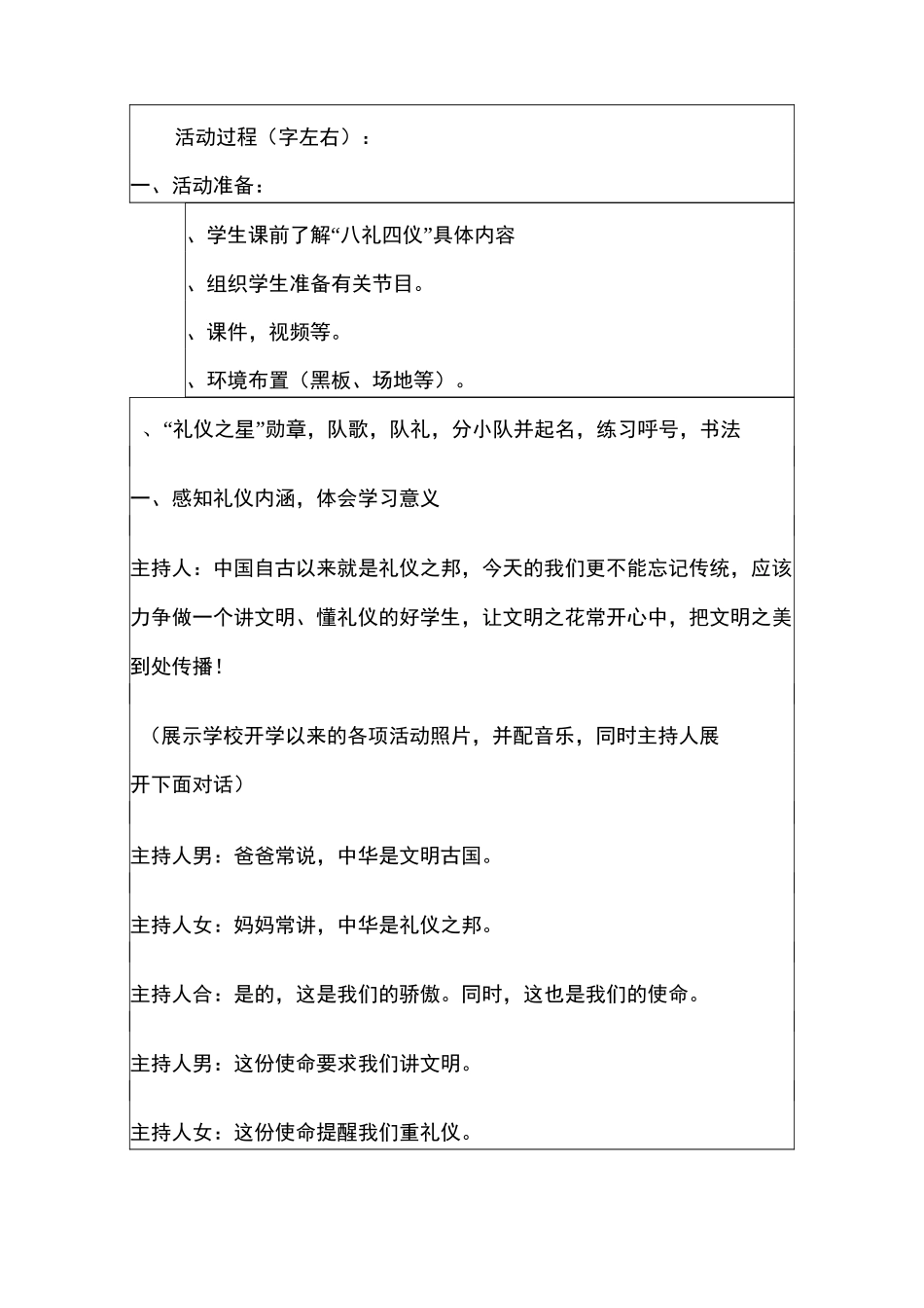 学八礼四仪,做美德少年优秀少先队课活动案例_第3页