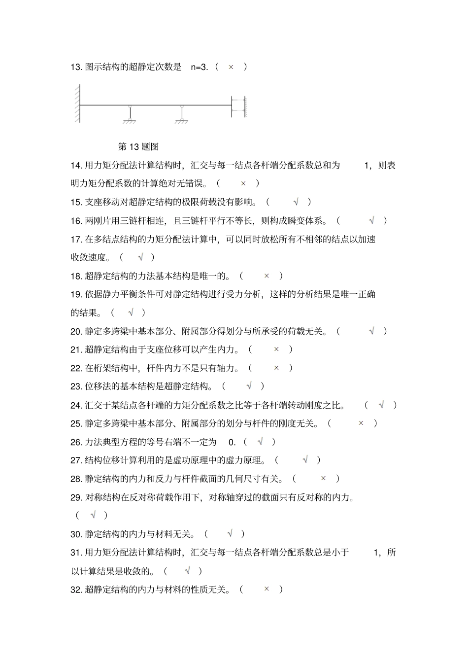 结构力学复习题_第2页