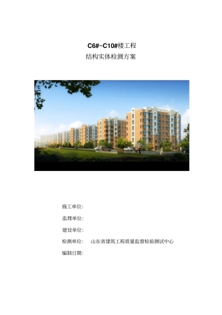 结构实体检测方案结合GB502042015