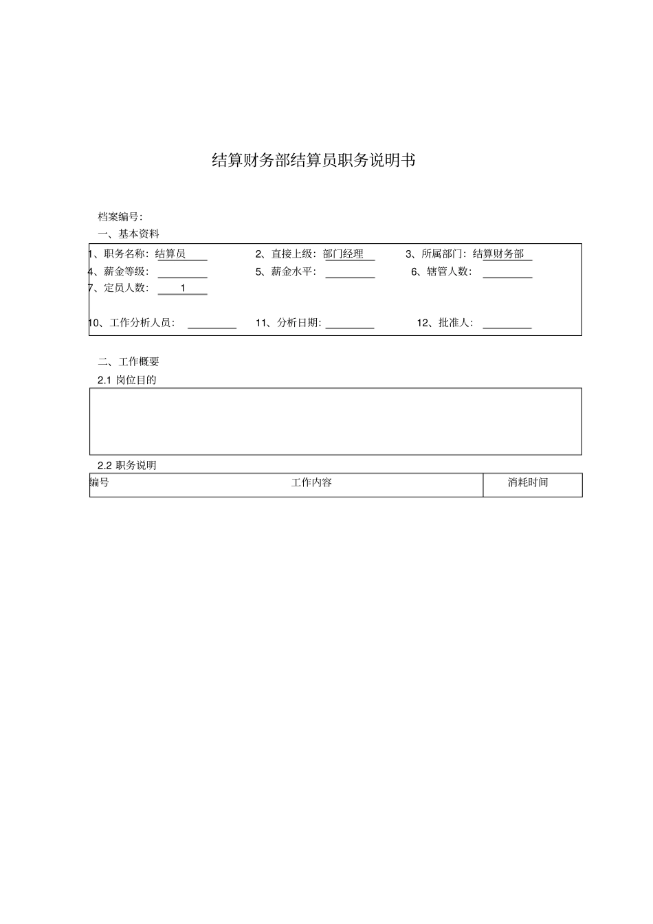 结算财务部结算员岗位职责_第1页