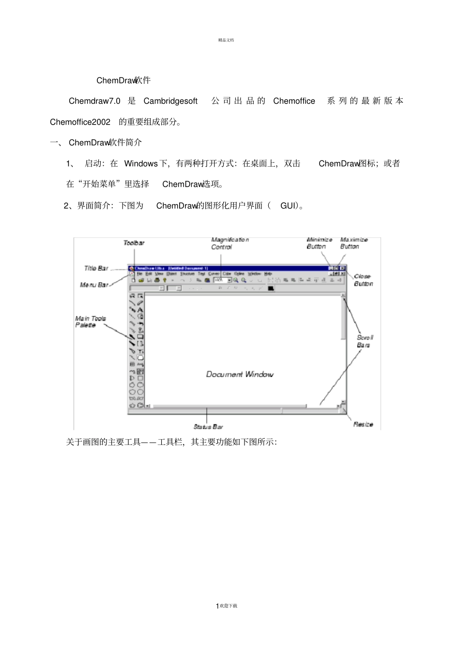 绝对实用chemdraw教程_第1页