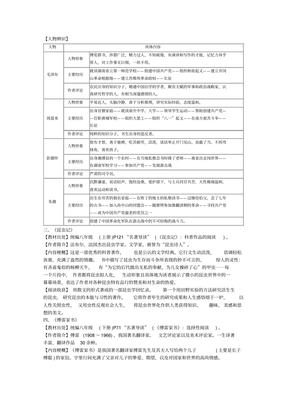统编新增5部名著梳理_第2页