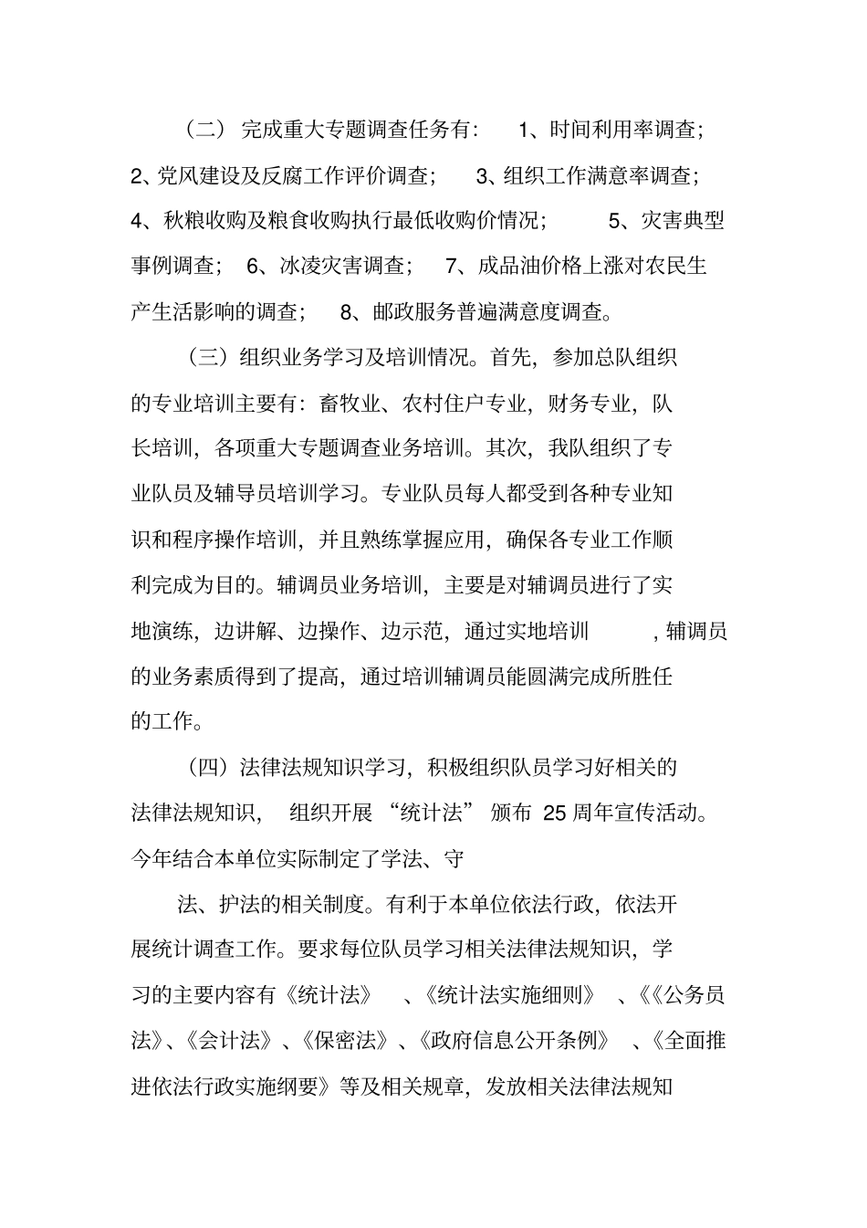 统计调查队个人工作总结_第2页