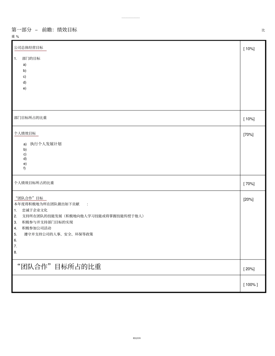 绩效与发展计划-员工版_第2页