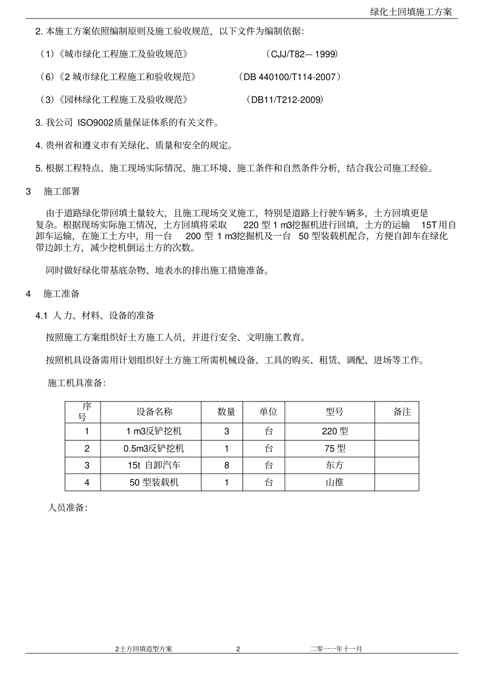 绿化土方造型施工方案_第2页