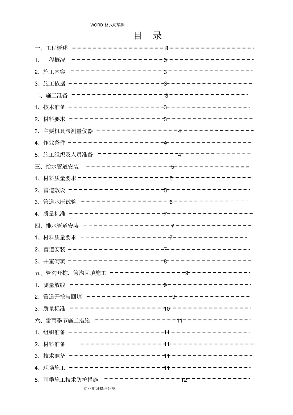绿化浇灌水施工组织设计方案_第3页