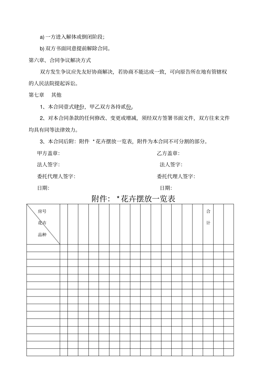 绿植租赁合同_第3页