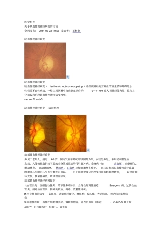 缺血性视神经病变副本