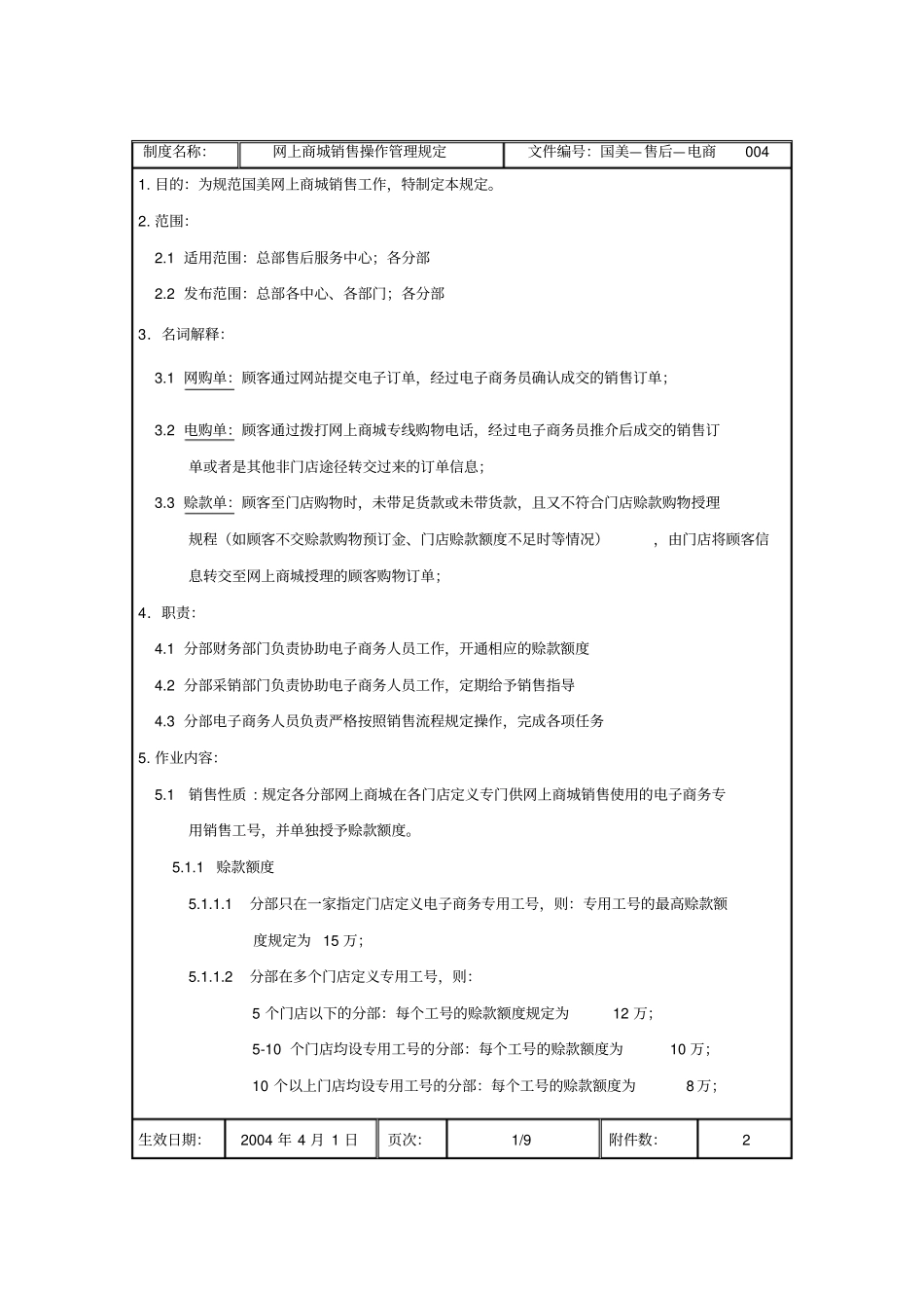 网上商城销售操作管理规定_第2页