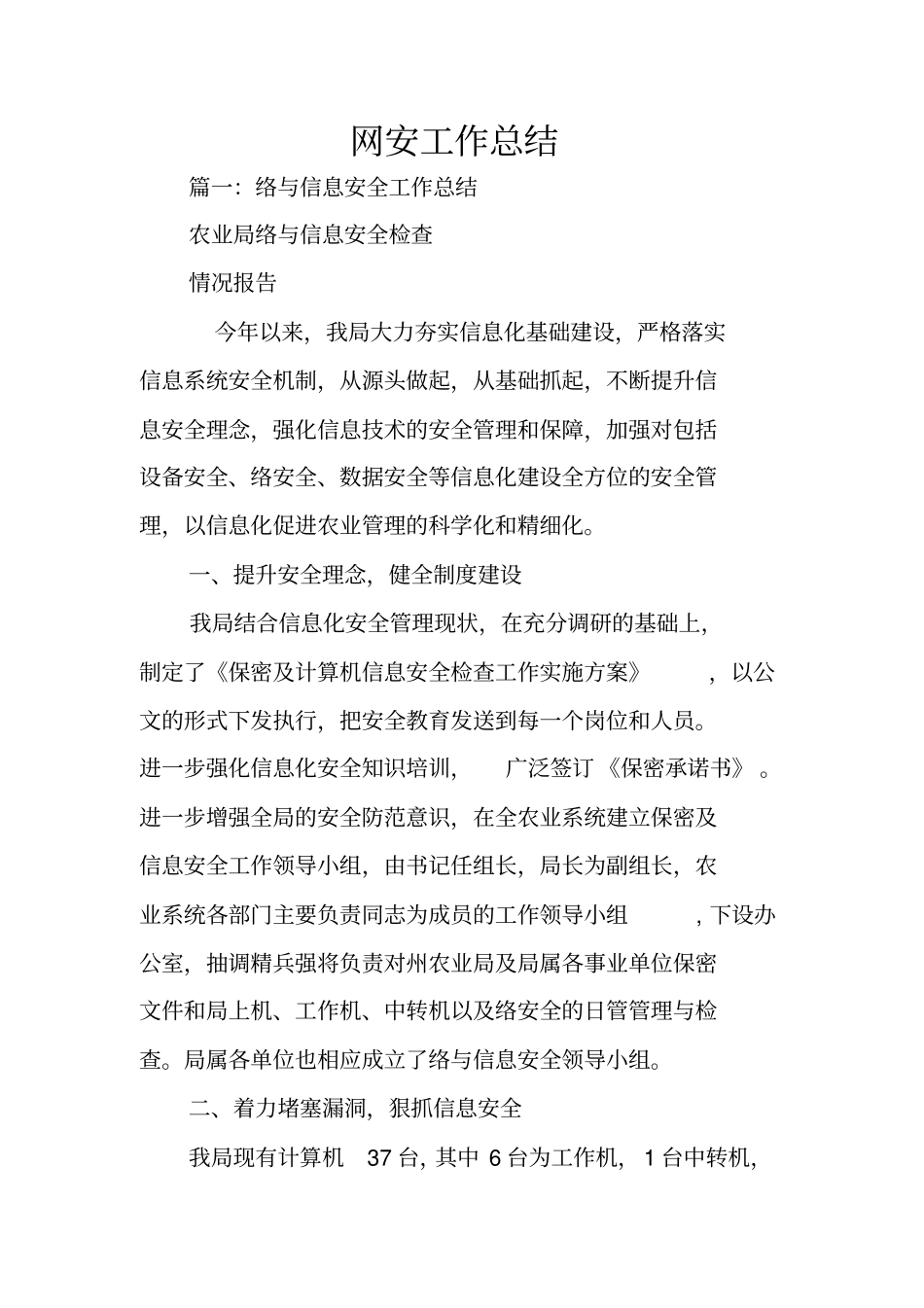 网安工作总结_第1页