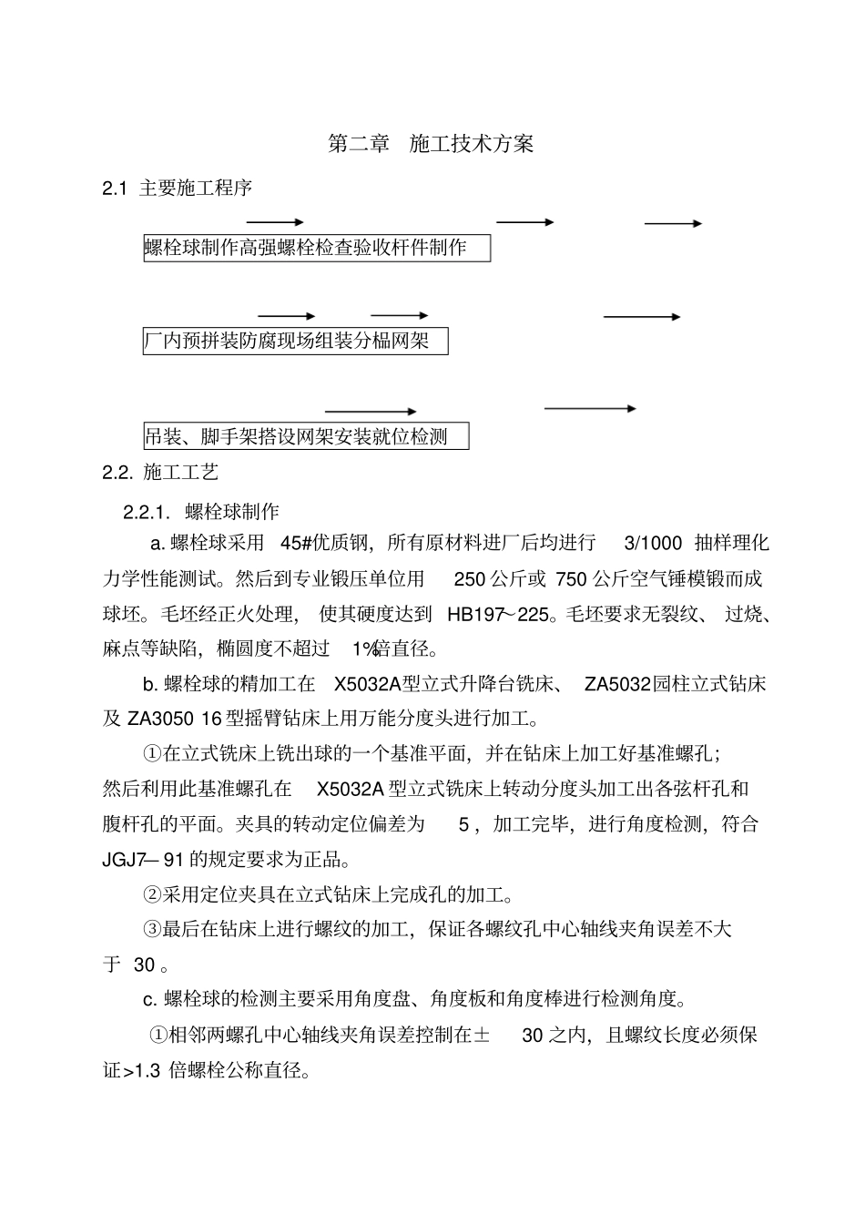 网架钢结构施工组织设计_第2页