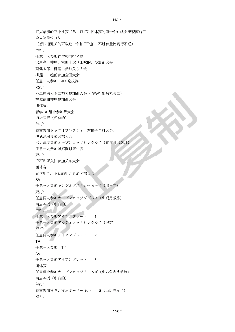 网球王子2005全人物最快打法_第1页