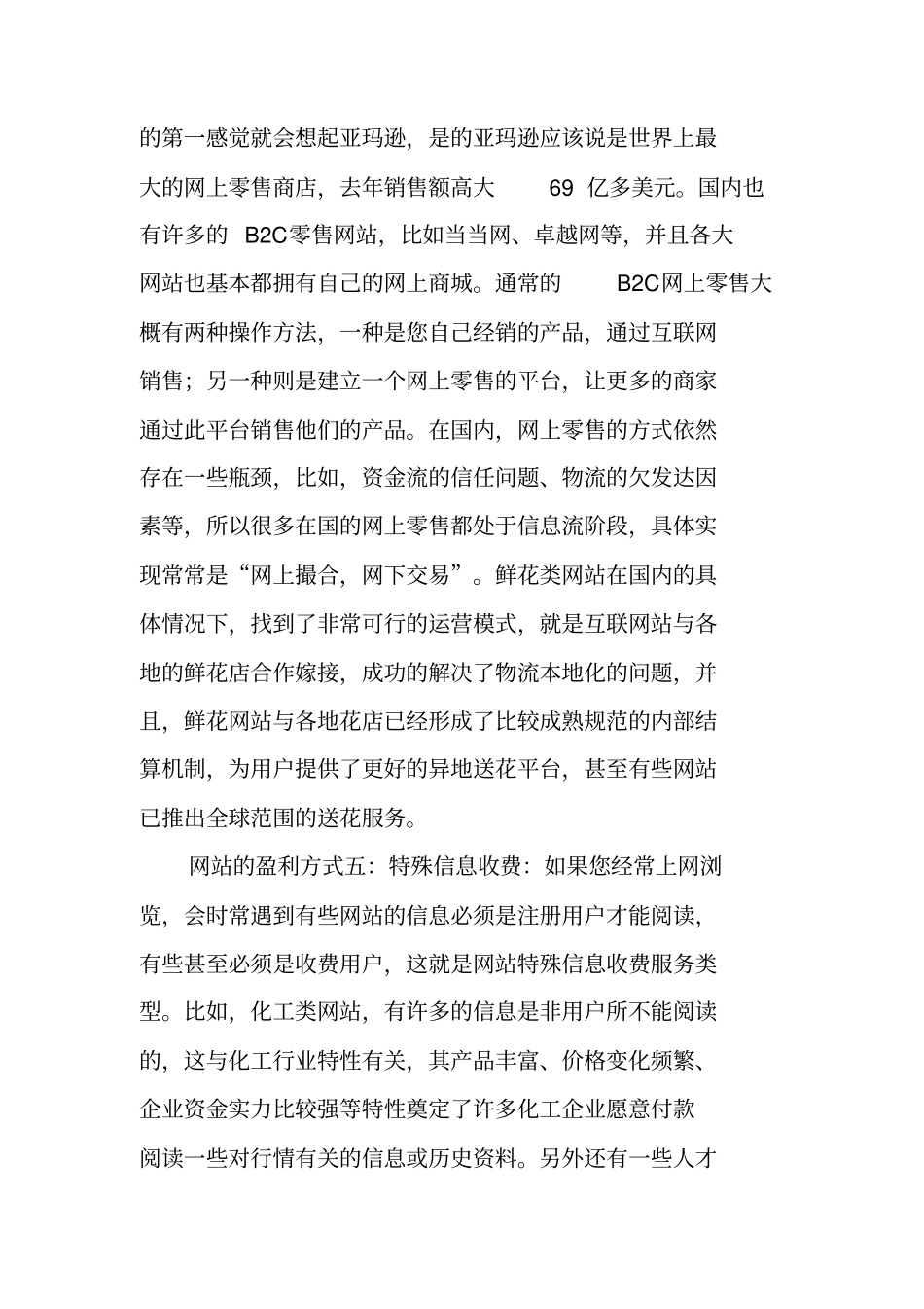 网站盈利模式分析报告_第3页