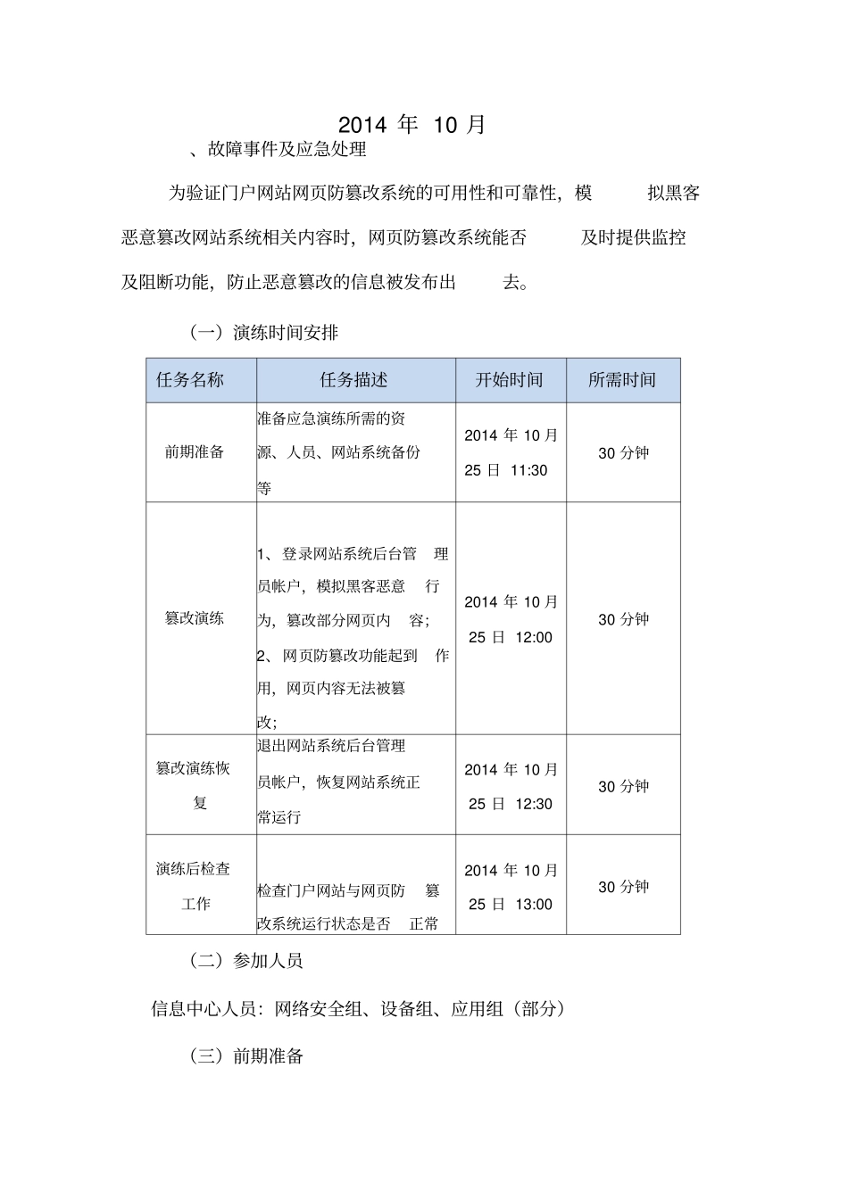 网站系统网篡改应急处理预案_第2页