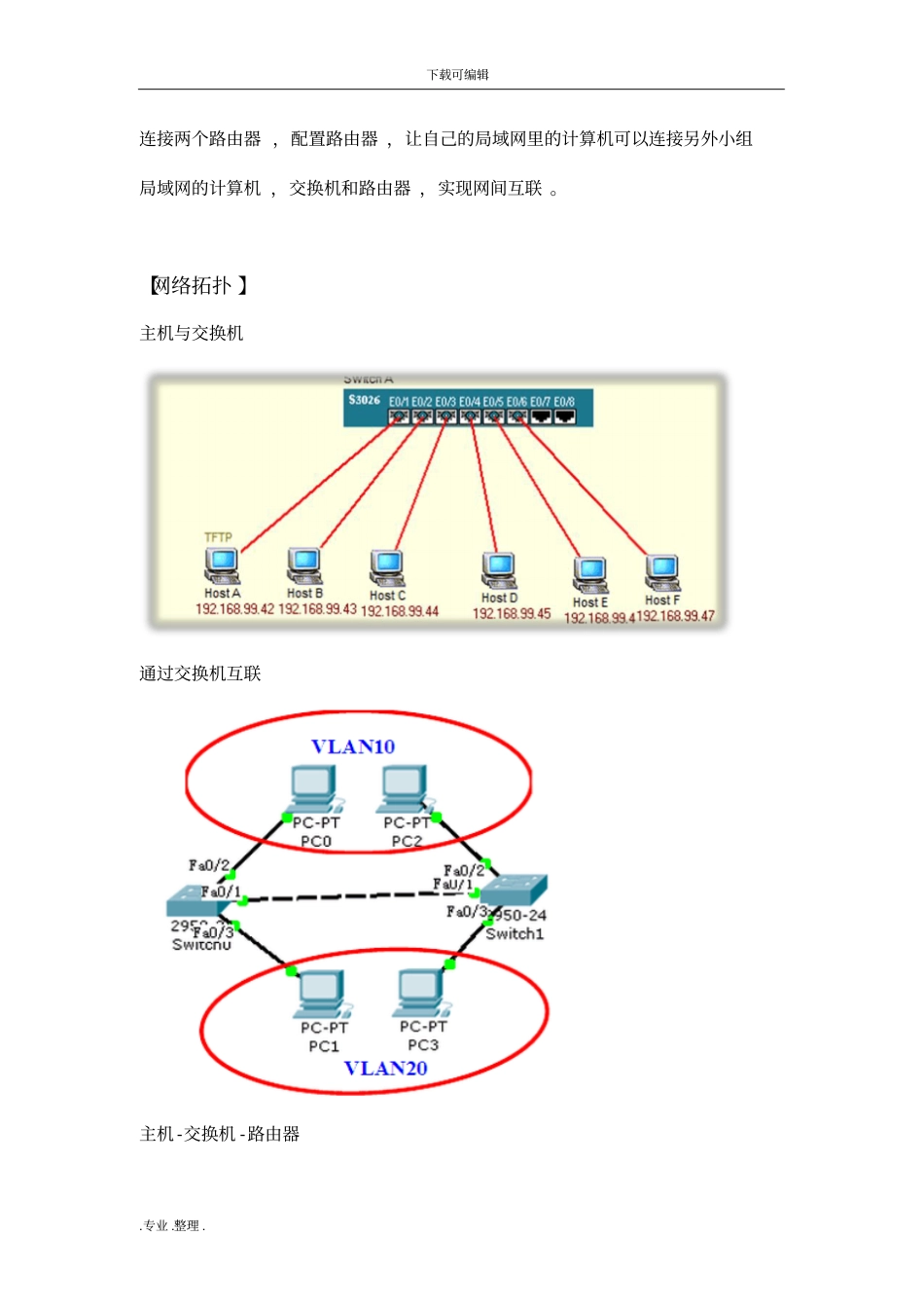网络规划与设计试验报告_第3页