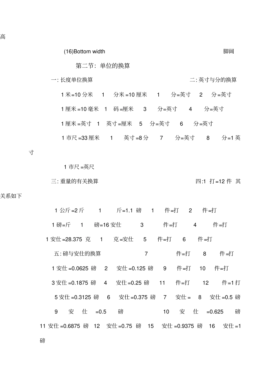 羊毛衫吓数工艺资料_第3页
