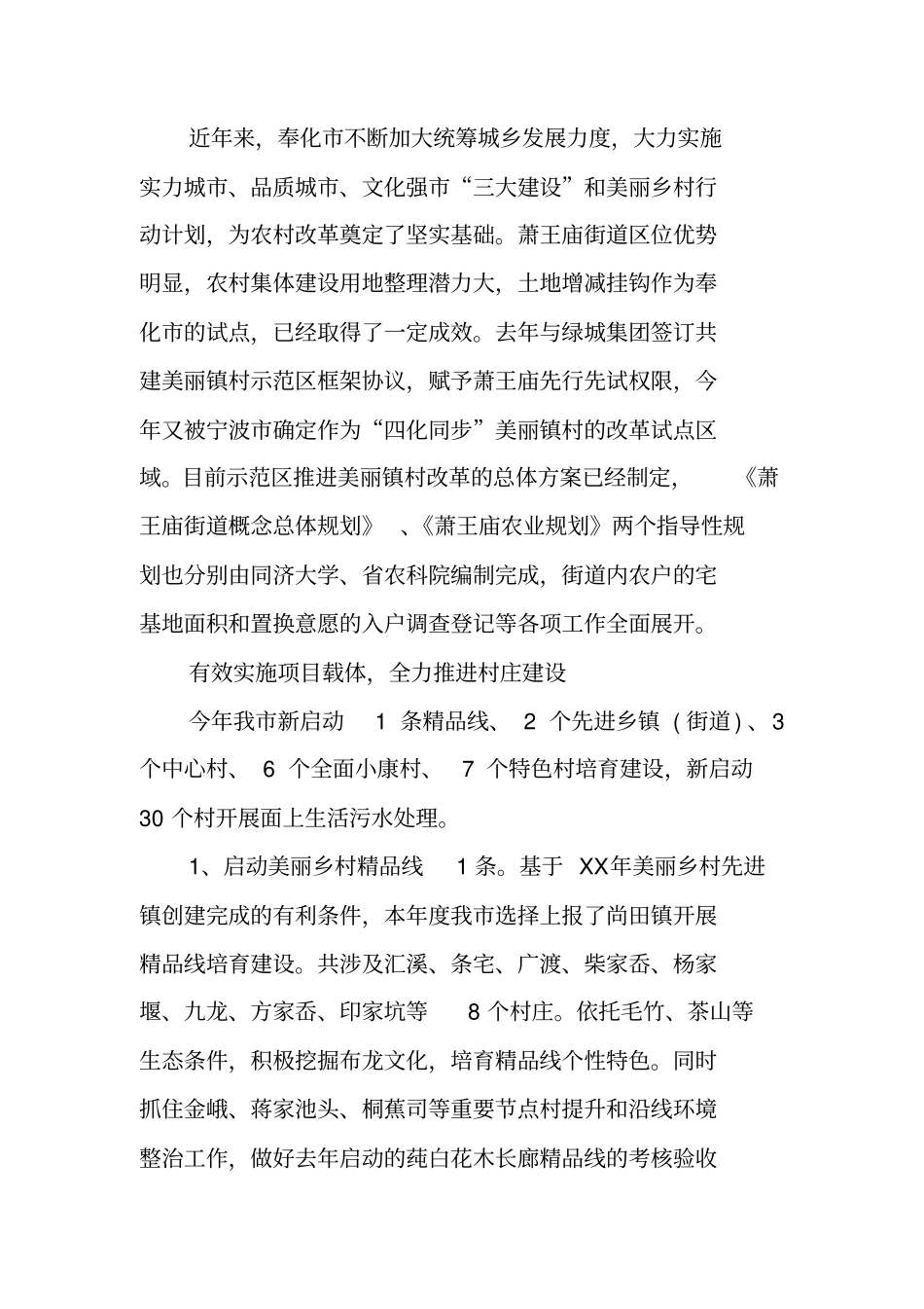 美丽乡村项目工作总结_第3页